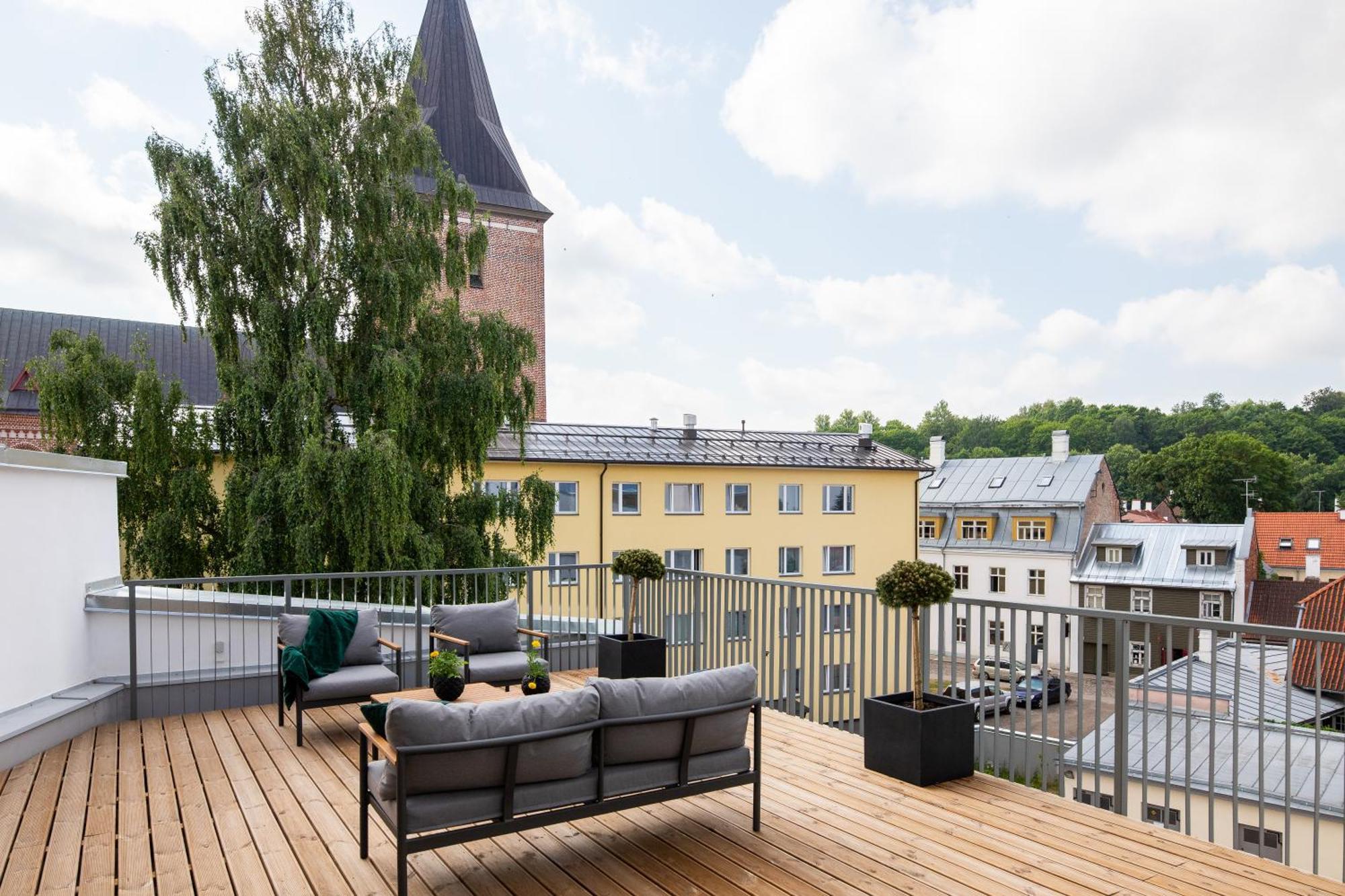 Appartamento Tempus Te Premium Duo Lofts Tartu - Private Cinema, Gym And Terrace Esterno foto
